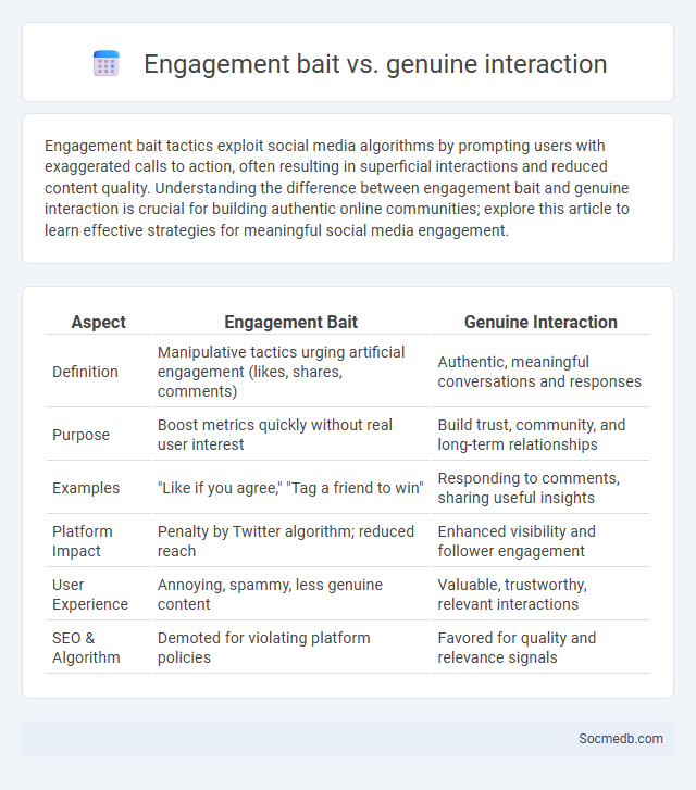 Engagement bait vs. genuine interaction - What is The Difference?
