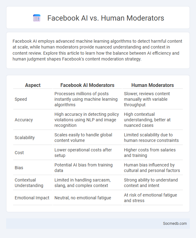 Facebook AI vs. Human Moderators - What is The Difference?