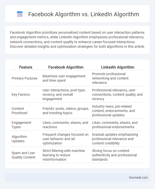 Facebook Algorithm vs. LinkedIn Algorithm - What is The Difference?
