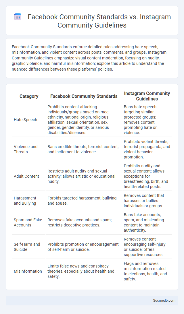 Facebook Community Standards vs. Instagram Community Guidelines - What is The Difference?
