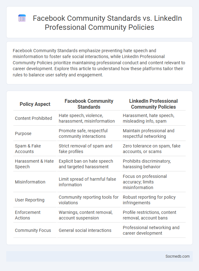 Facebook Community Standards vs. LinkedIn Professional Community Policies - What is The Difference?