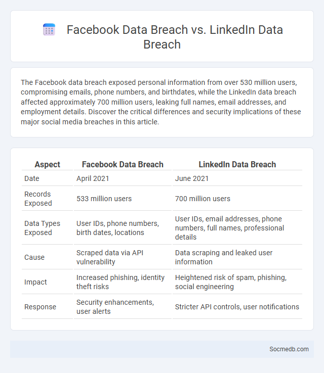 Facebook Data Breach vs. LinkedIn Data Breach - What is The Difference?