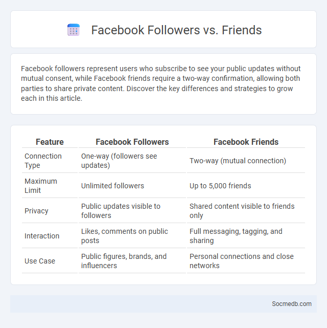 Facebook Followers vs. Friends - What is The Difference?