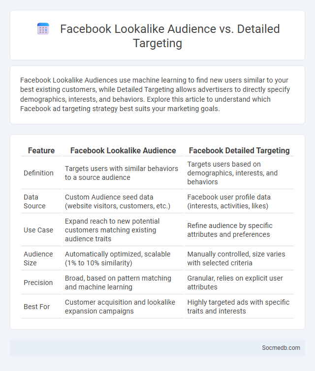 Facebook Lookalike Audience vs. Detailed Targeting - What is The Difference?