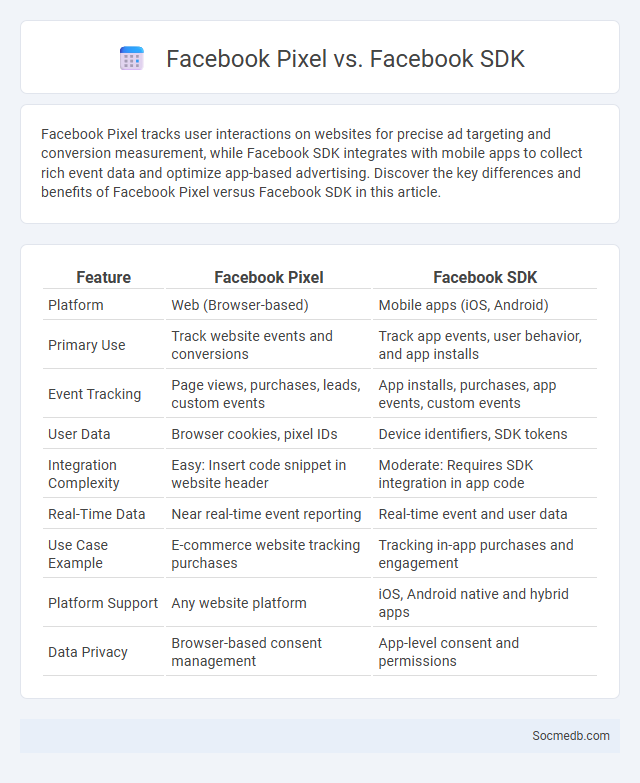 Facebook Pixel vs. Facebook SDK - What is The Difference?