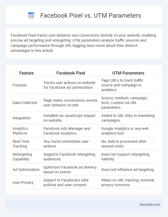 Facebook Pixel vs. UTM Parameters - What is The Difference?
