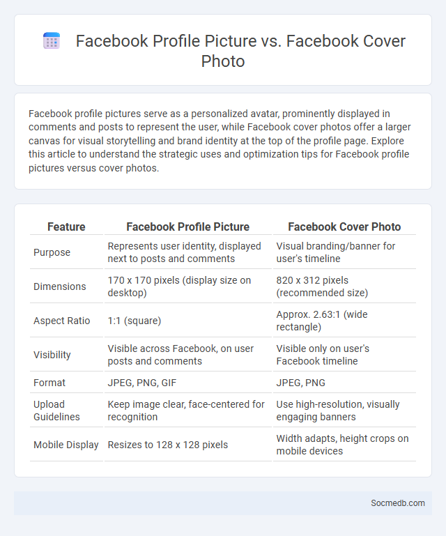 Facebook Profile Picture vs. Facebook Cover Photo - What is The Difference?