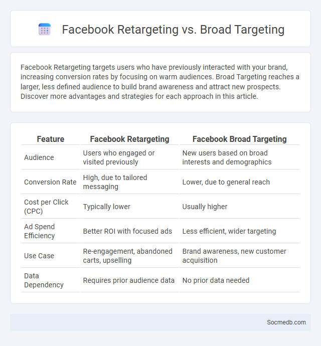 Facebook Retargeting vs. Broad Targeting - What is The Difference?