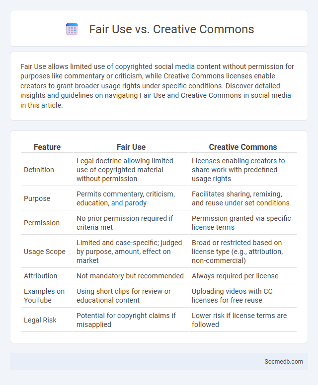 Fair Use vs. Creative Commons - What is The Difference?