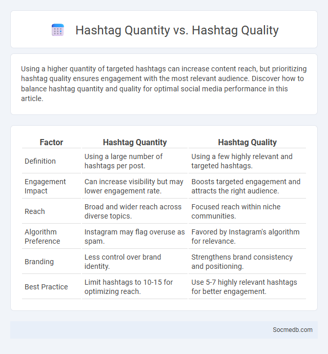 Hashtag Quantity vs. Hashtag Quality - What is The Difference?