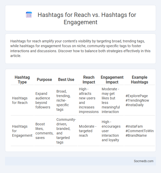 Hashtags for Reach vs. Hashtags for Engagement - What is The Difference?