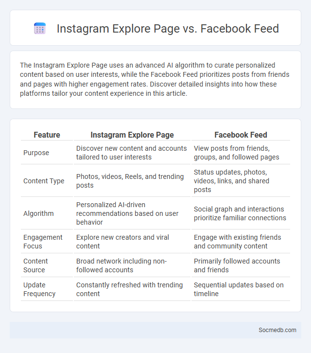 Instagram Explore Page vs. Facebook Feed - What is The Difference?