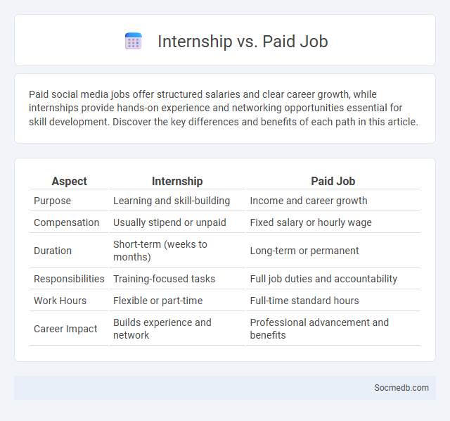 Internship vs. Paid Job - What is The Difference?