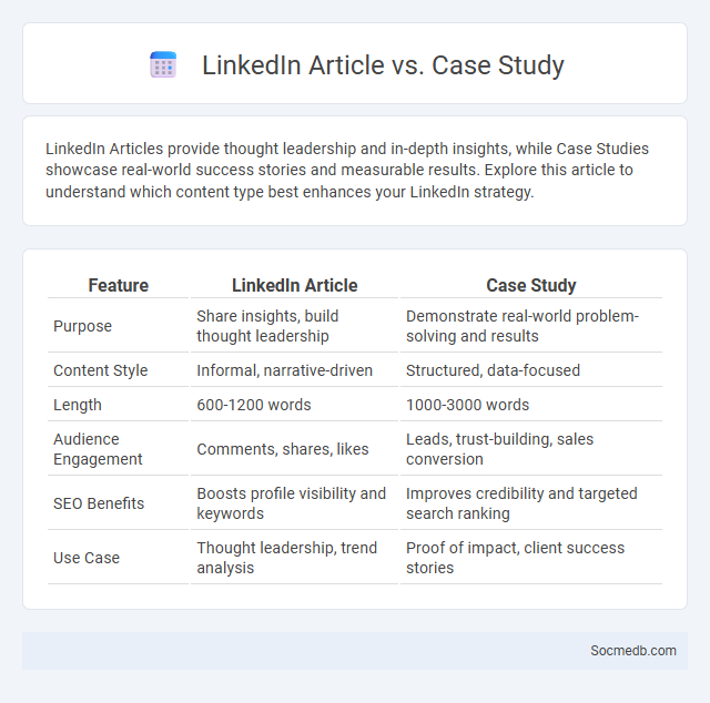 LinkedIn Article vs. Case Study - What is The Difference?