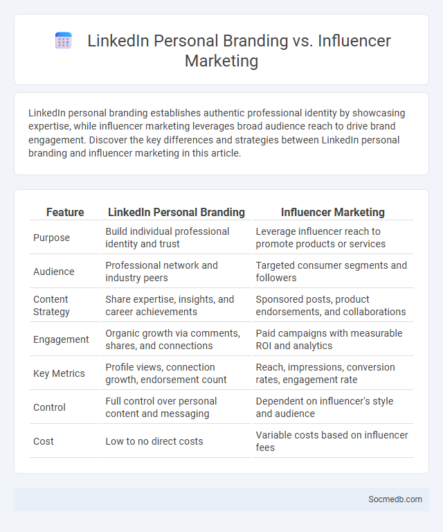 LinkedIn Personal Branding vs. Influencer Marketing - What is The Difference?