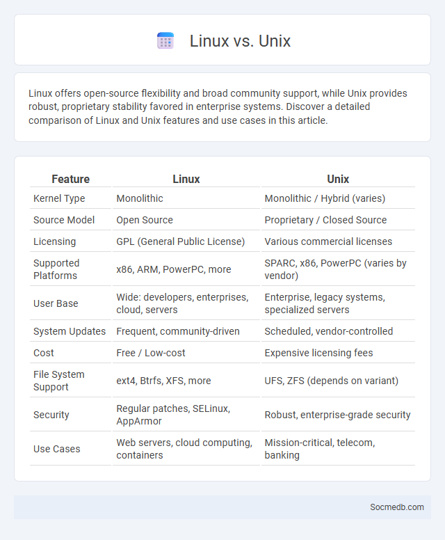 Linux vs. Unix - What is The Difference?