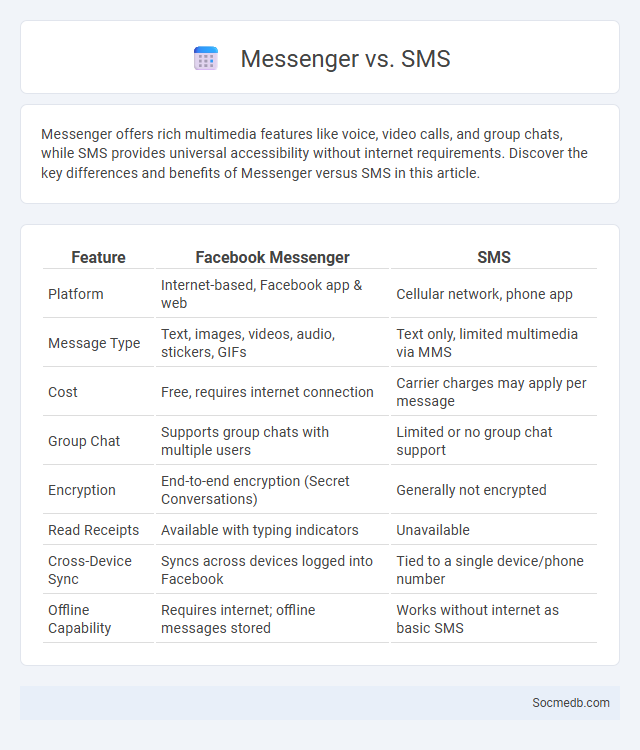 Messenger vs. SMS - What is The Difference?