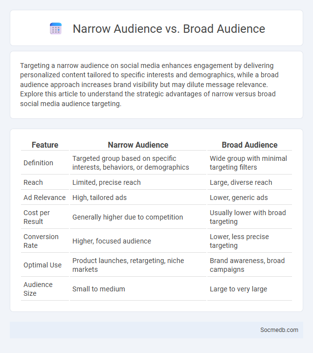 Narrow Audience vs. Broad Audience - What is The Difference?