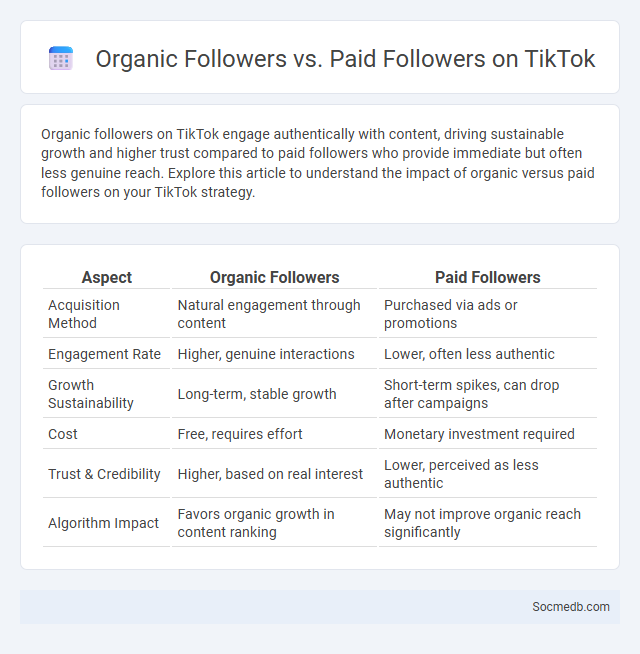 Organic Followers vs. Paid Followers on TikTok - What is The Difference?