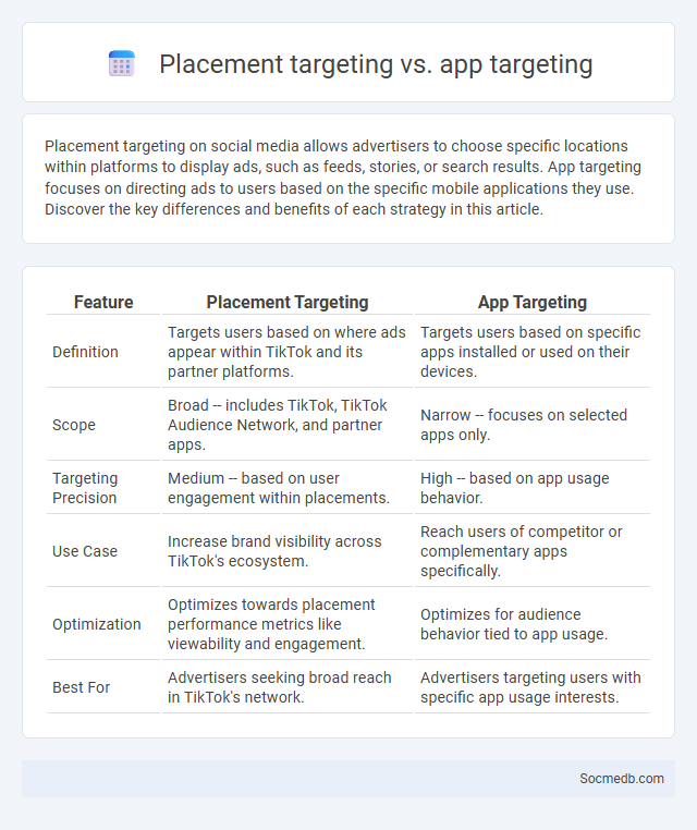 Placement targeting vs. app targeting - What is The Difference?