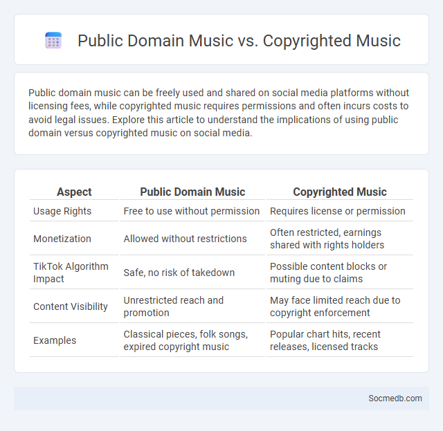 Public Domain Music vs. Copyrighted Music - What is The Difference?