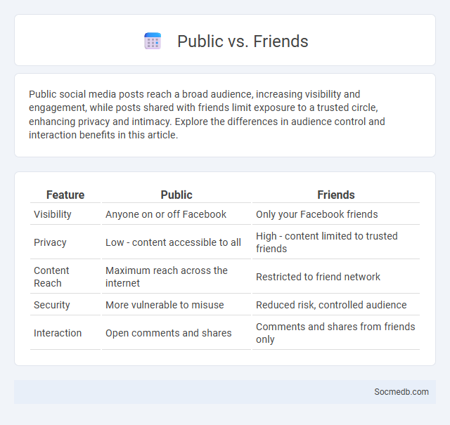 Public vs. Friends - What is The Difference?