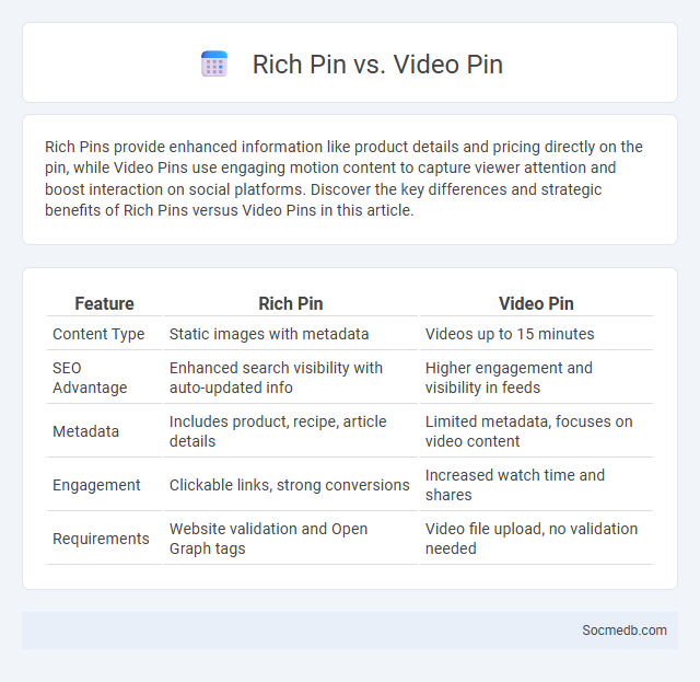 Rich Pin vs. Video Pin - What is The Difference?
