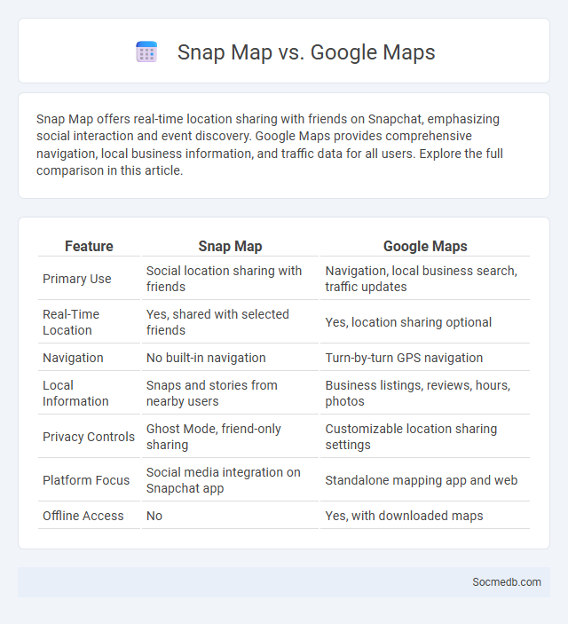Snap Map vs. Google Maps - What is The Difference?