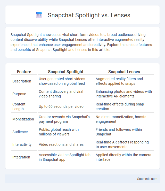 Snapchat Spotlight vs. Lenses - What is The Difference?