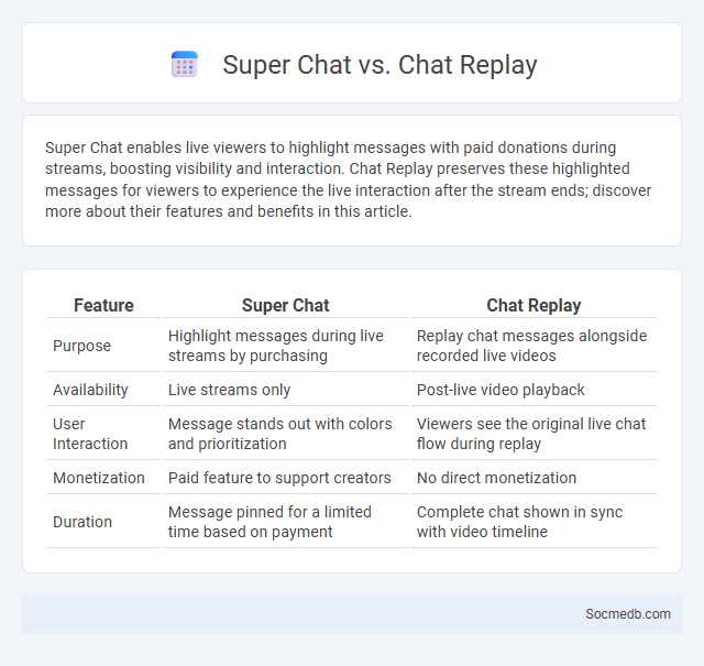 Super Chat vs. Chat Replay - What is The Difference?
