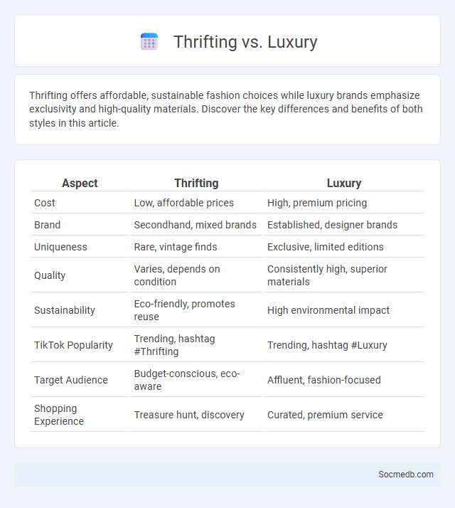Thrifting vs. Luxury - What is The Difference?