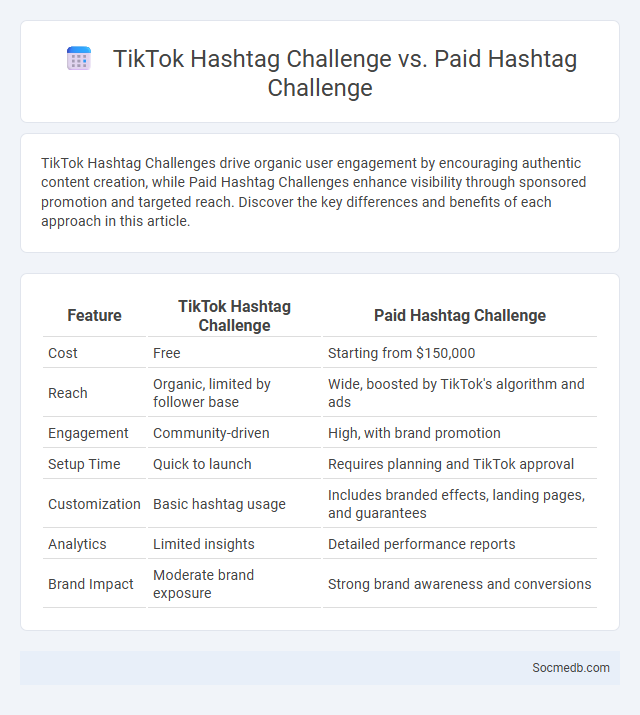 TikTok Hashtag Challenge vs. Paid Hashtag Challenge - What is The Difference?