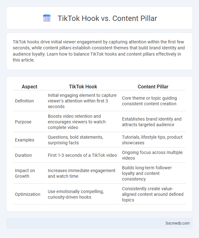 TikTok Hook vs. Content Pillar - What is The Difference?