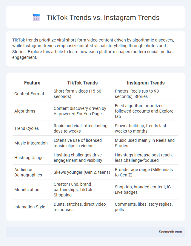 TikTok Trends vs. Instagram Trends - What is The Difference?