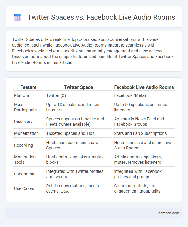 Twitter Spaces vs. Facebook Live Audio Rooms - What is The Difference?