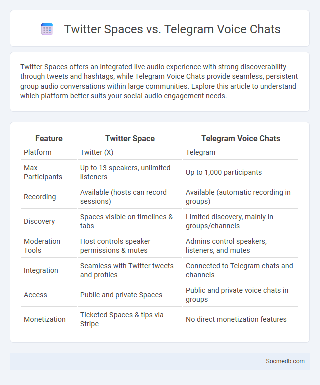 Twitter Spaces vs. Telegram Voice Chats - What is The Difference?