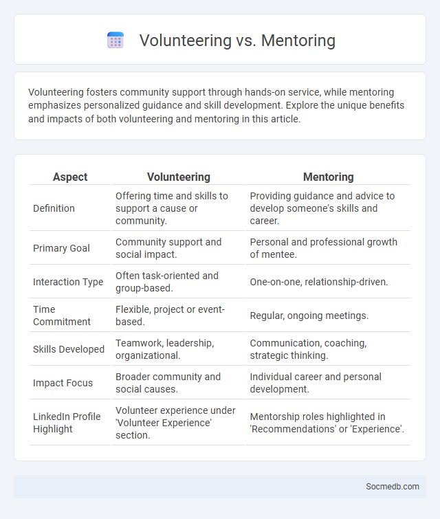 Volunteering vs. Mentoring - What is The Difference?