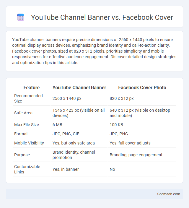 YouTube Channel Banner vs. Facebook Cover - What is The Difference?