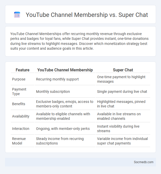 YouTube Channel Membership vs. Super Chat - What is The Difference?