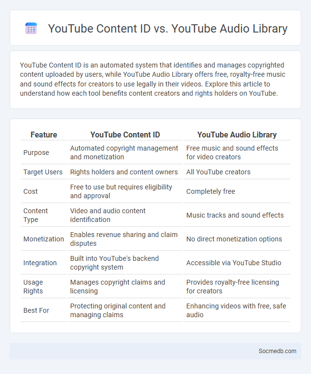 YouTube Content ID vs. YouTube Audio Library - What is The Difference?