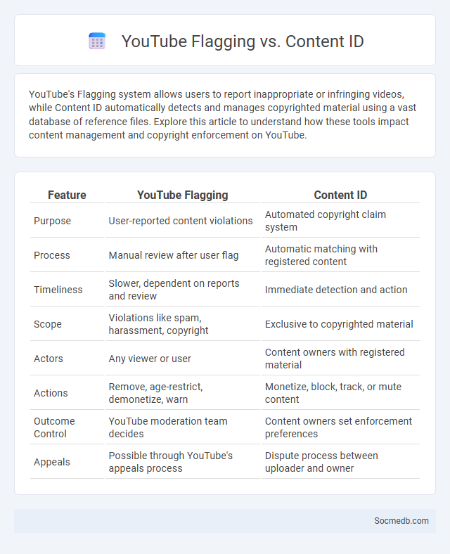 YouTube Flagging vs. Content ID - What is The Difference?