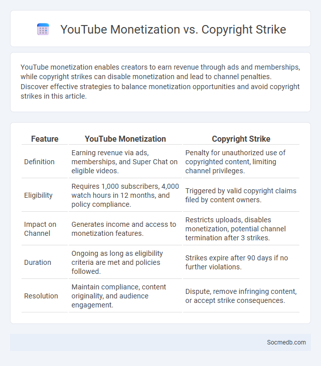 YouTube Monetization vs. Copyright Strike - What is The Difference?