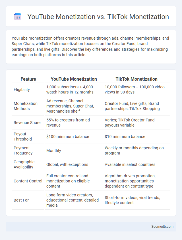 YouTube Monetization vs. TikTok Monetization - What is The Difference?