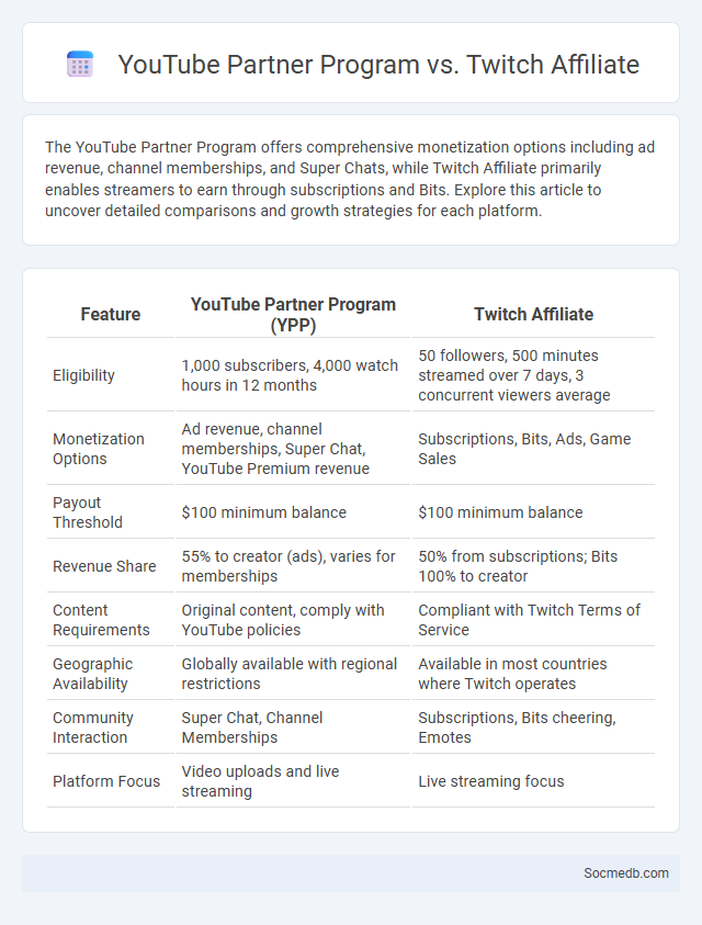 YouTube Partner Program vs. Twitch Affiliate - What is The Difference?