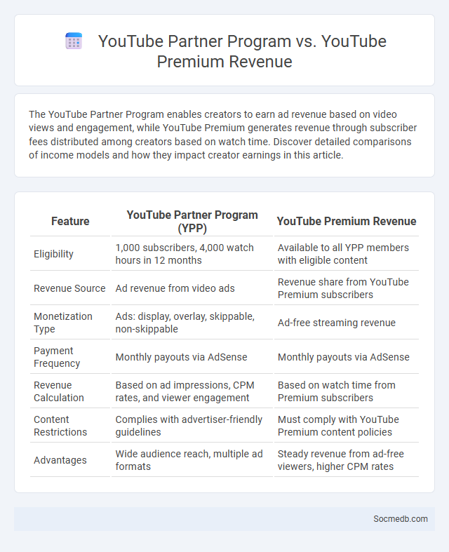YouTube Partner Program vs. YouTube Premium Revenue - What is The Difference?