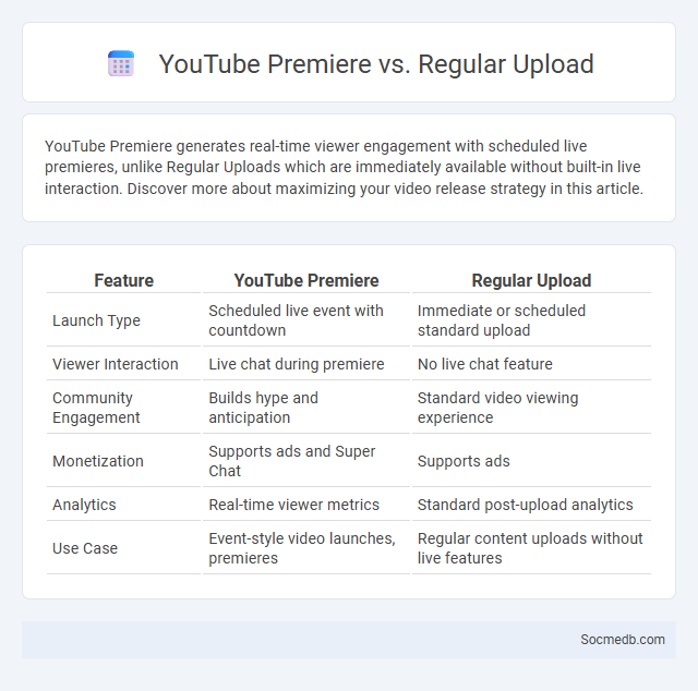YouTube Premiere vs. Regular Upload - What is The Difference?