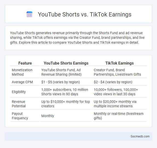 YouTube Shorts vs. TikTok Earnings - What is The Difference?