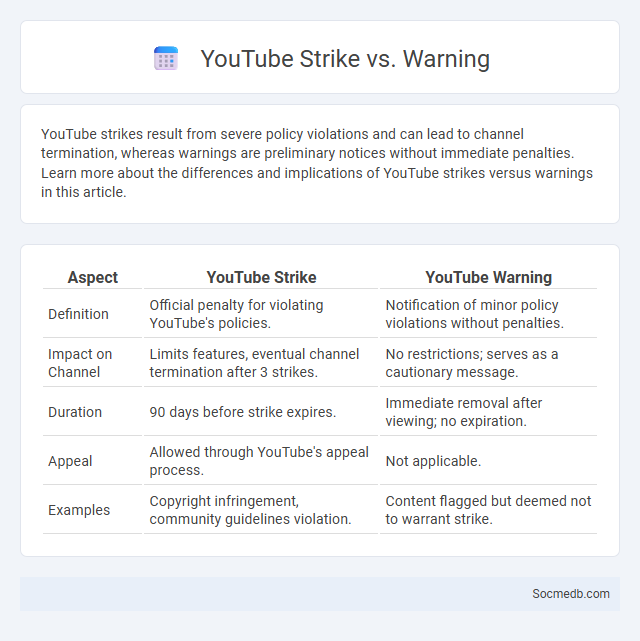 YouTube Strike vs. Warning - What is The Difference?