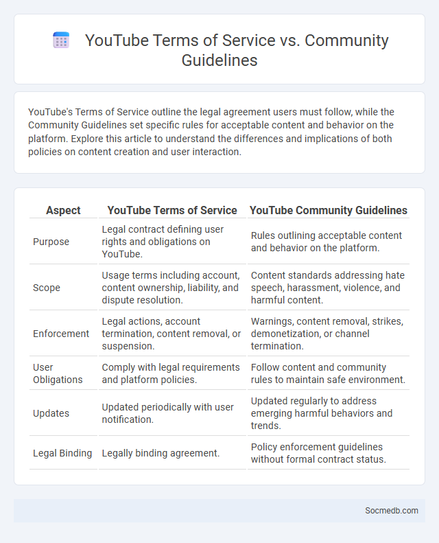 YouTube Terms of Service vs. Community Guidelines - What is The Difference?