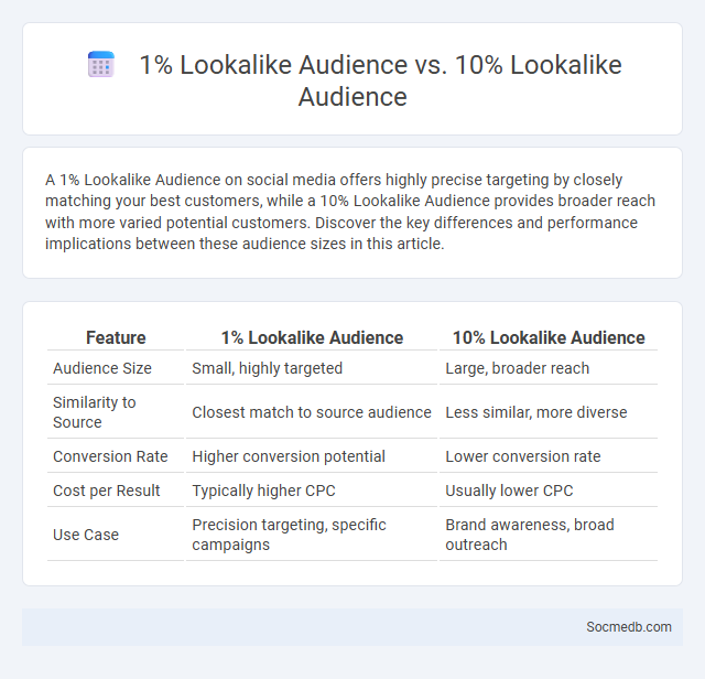 1% Lookalike Audience vs. 10% Lookalike Audience - What is The Difference?